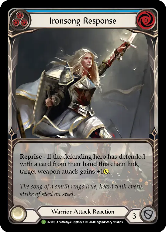 Ironsong Response (Blue) - Flesh and Blood TCG - MoxLand