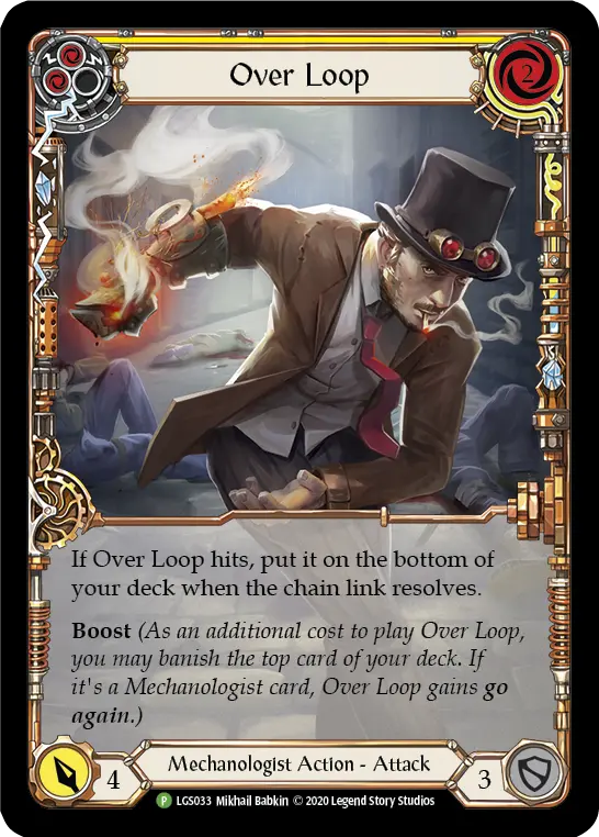 Over Loop (Yellow) - Flesh and Blood TCG - MoxLand