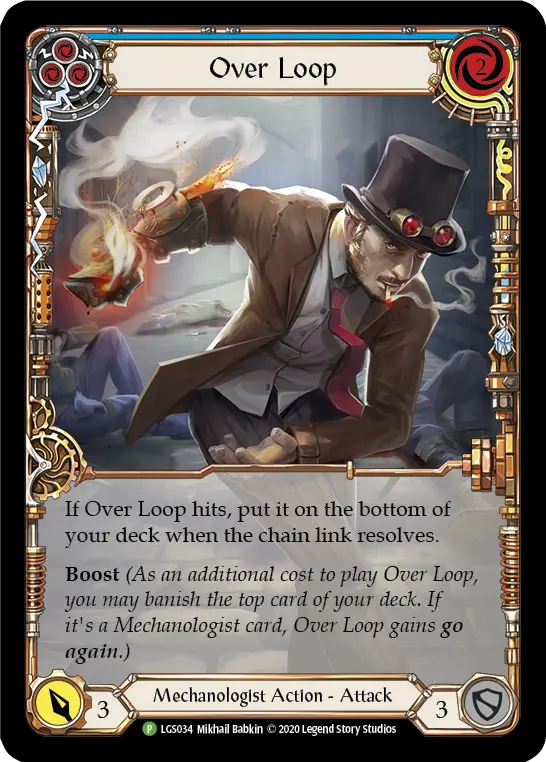 Over Loop (Blue) - Flesh and Blood TCG - MoxLand