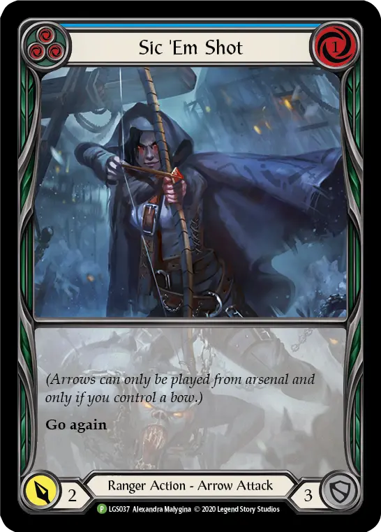 Sic 'Em Shot (Blue) - Flesh and Blood TCG - MoxLand