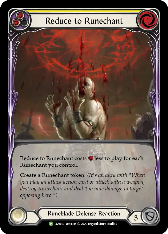 Reduce to Runechant (Yellow) - Flesh and Blood TCG - MoxLand