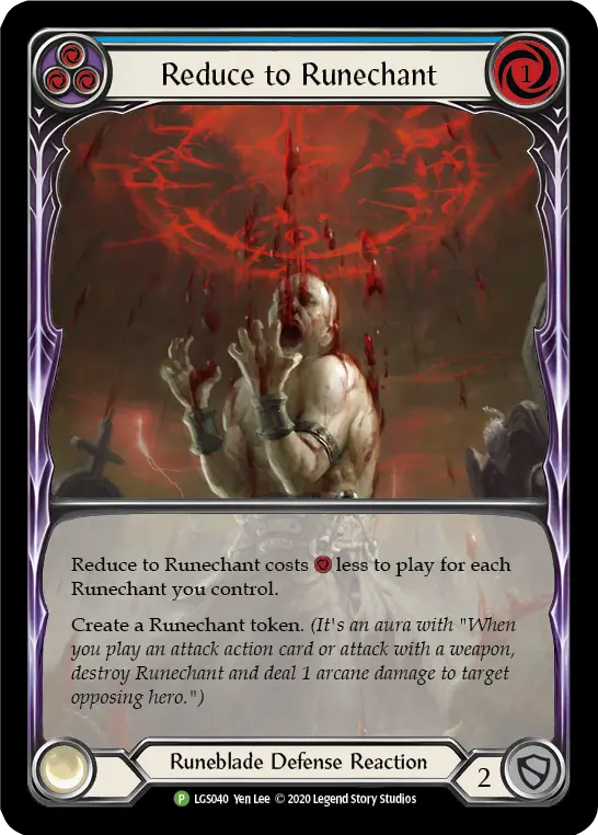 Reduce to Runechant (Blue) - Flesh and Blood TCG - MoxLand
