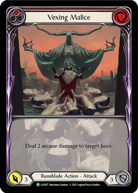 Vexing Malice (Red) - Flesh and Blood TCG - MoxLand