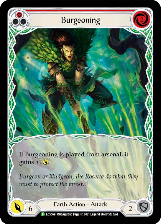Burgeoning (Red) - Flesh and Blood TCG - MoxLand
