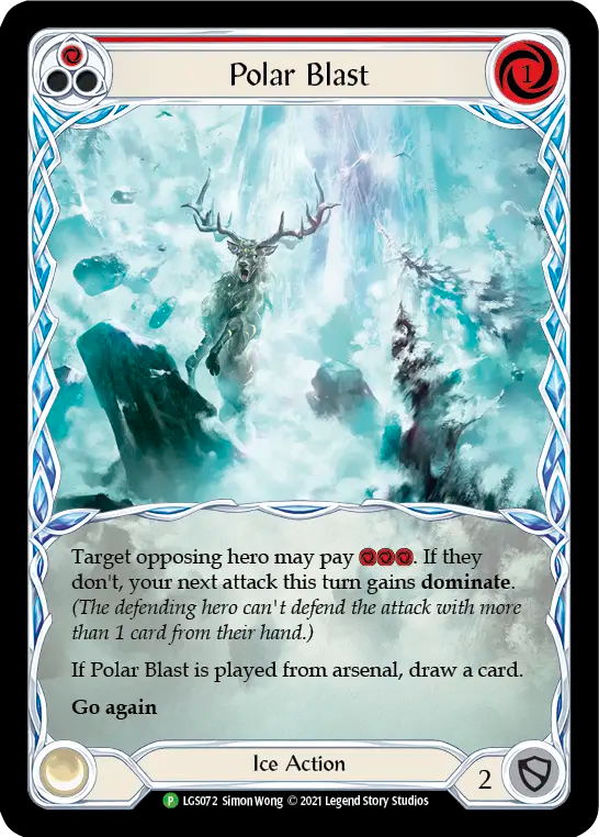 Polar Blast (Red) - Flesh and Blood TCG - MoxLand