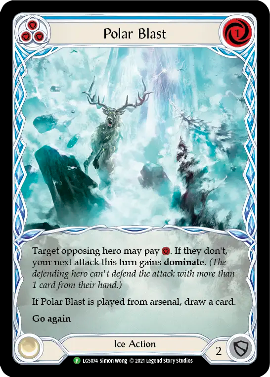 Polar Blast (Blue) - Flesh and Blood TCG - MoxLand