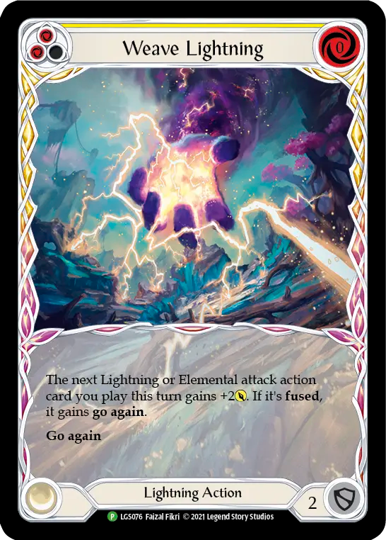 Weave Lightning (Yellow) - Flesh and Blood TCG - MoxLand