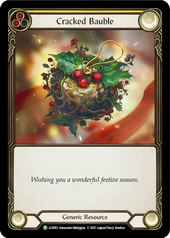 Cracked Bauble (Yellow) - Flesh and Blood TCG - MoxLand