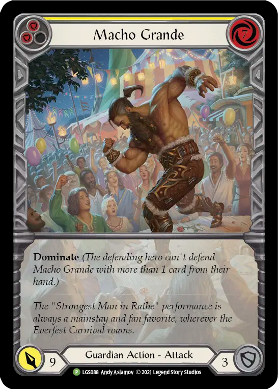 Macho Grande (Yellow) - Flesh and Blood TCG - MoxLand