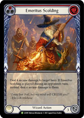 Emeritus Scolding (Red) - Flesh and Blood TCG - MoxLand