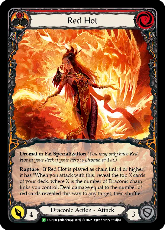 Red Hot (Red) - Flesh and Blood TCG - MoxLand