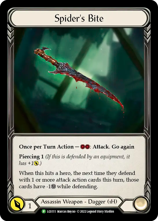 Spider's Bite - Flesh and Blood TCG - MoxLand