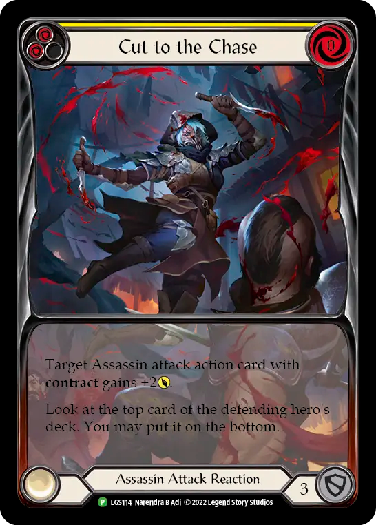 Cut to the Chase (Yellow) - Flesh and Blood TCG - MoxLand