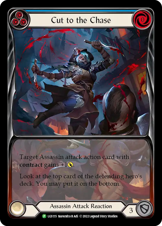 Cut to the Chase (Blue) - Flesh and Blood TCG - MoxLand