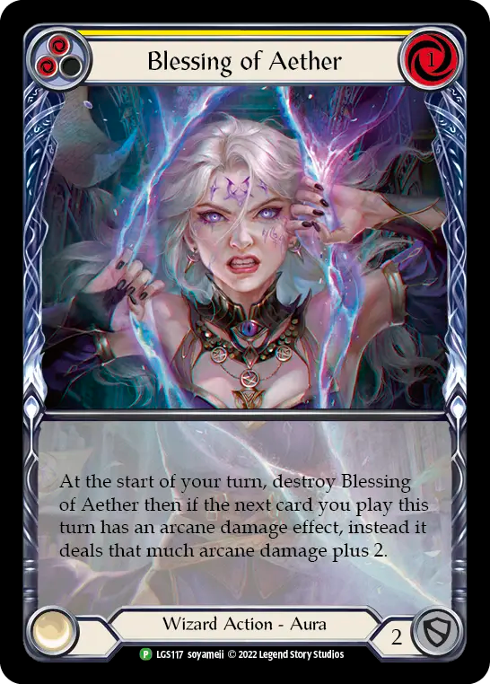 Blessing of Aether (Yellow) - Flesh and Blood TCG - MoxLand