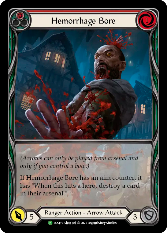 Hemorrhage Bore (Red) - Flesh and Blood TCG - MoxLand