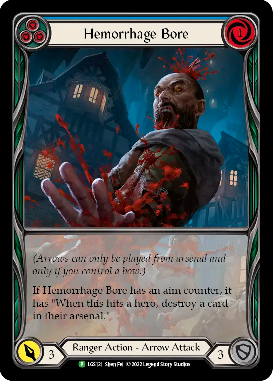 Hemorrhage Bore (Blue) - Flesh and Blood TCG - MoxLand