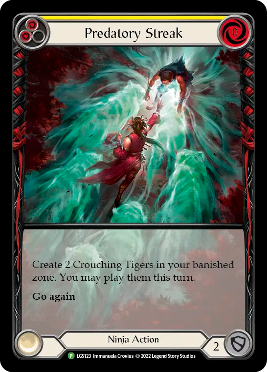 Predatory Streak (Yellow) - Flesh and Blood TCG - MoxLand