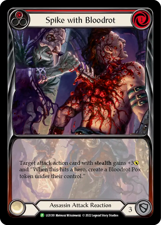 Spike with Bloodrot (Red) - Flesh and Blood TCG - MoxLand