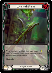 Lace with Frailty (Red) - Flesh and Blood TCG - MoxLand