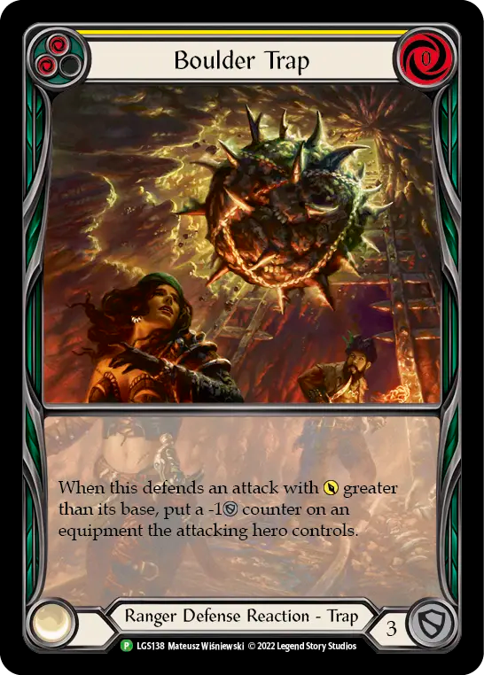 Boulder Trap (Yellow) - Flesh and Blood TCG - MoxLand