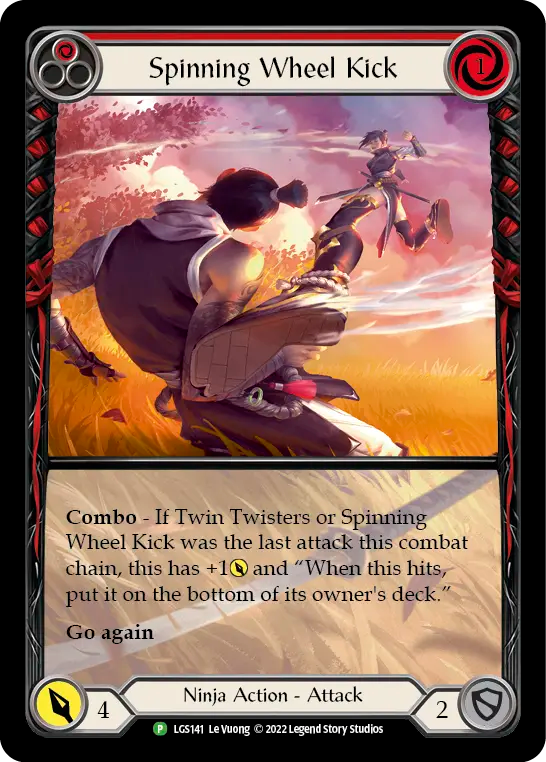 Spinning Wheel Kick (Red) - Flesh and Blood TCG - MoxLand