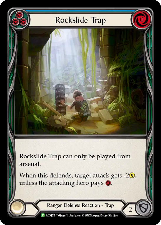 Rockslide Trap (Blue) - Flesh and Blood TCG - MoxLand