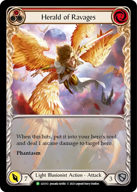 Herald of Ravages (Red) - Flesh and Blood TCG - MoxLand