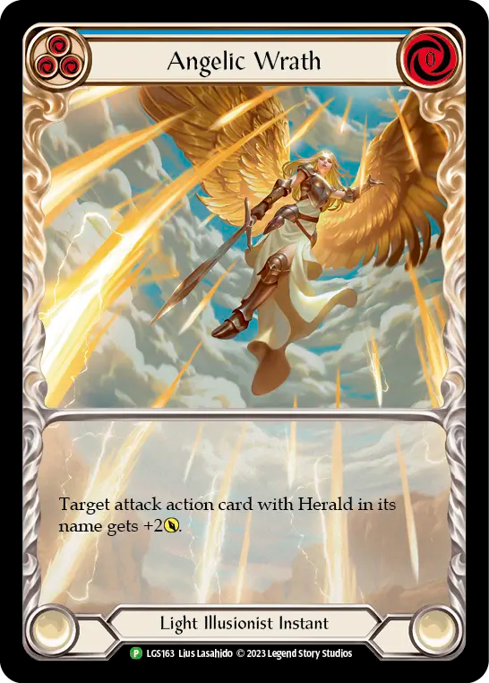 Angelic Wrath (Blue) - Flesh and Blood TCG - MoxLand