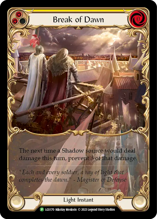 Break of Dawn (Yellow) - Flesh and Blood TCG - MoxLand