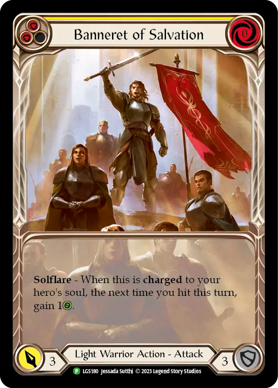 Banneret of Salvation (Yellow) - Flesh and Blood TCG - MoxLand
