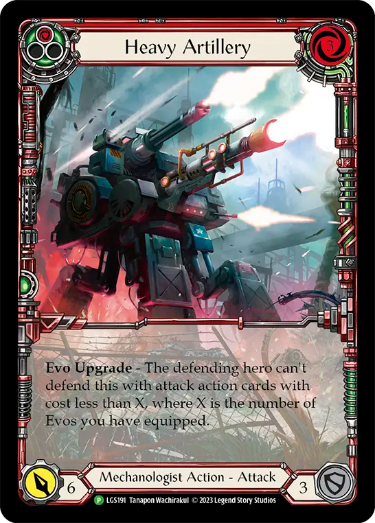 Heavy Artillery (Red) - Flesh and Blood TCG - MoxLand