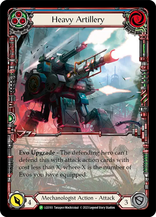 Heavy Artillery (Blue) - Flesh and Blood TCG - MoxLand
