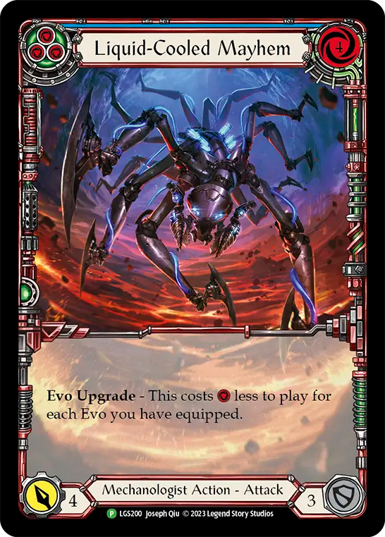 Liquid-Cooled Mayhem (Blue) - Flesh and Blood TCG - MoxLand