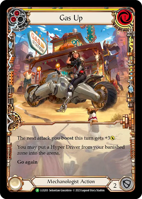Gas Up (Yellow) - Flesh and Blood TCG - MoxLand