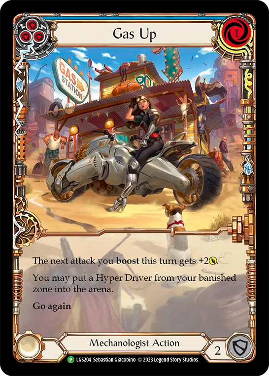 Gas Up (Blue) - Flesh and Blood TCG - MoxLand