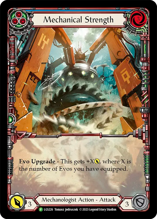Mechanical Strength (Blue) - Flesh and Blood TCG - MoxLand