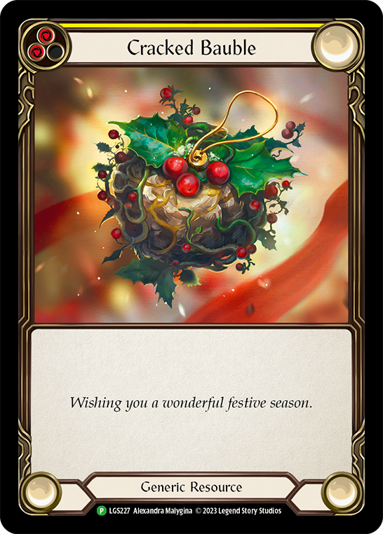 Cracked Bauble (Yellow) - Flesh and Blood TCG - MoxLand