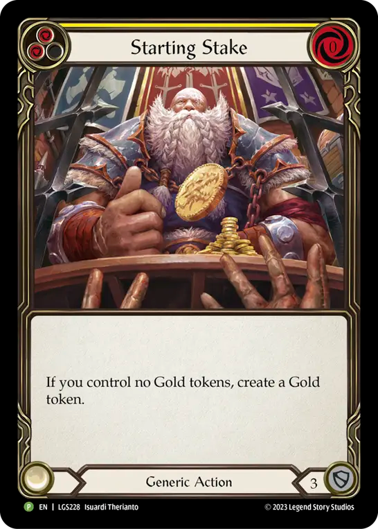 Starting Stake (Yellow) - Flesh and Blood TCG - MoxLand