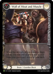 Wall of Meat and Muscle (Red) - Flesh and Blood TCG - MoxLand