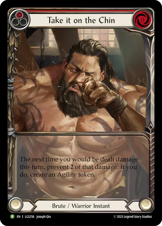 Take it on the Chin (Red) - Flesh and Blood TCG - MoxLand