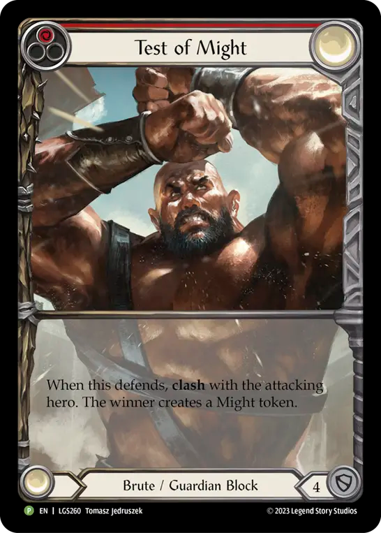 Test of Might (Red) - Flesh and Blood TCG - MoxLand