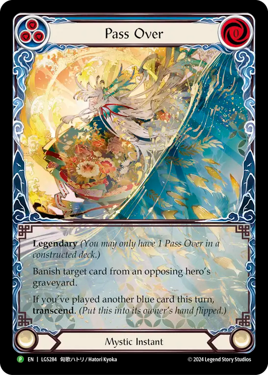 Pass Over (Blue) // Inner Chi (Blue) - Flesh and Blood TCG - MoxLand