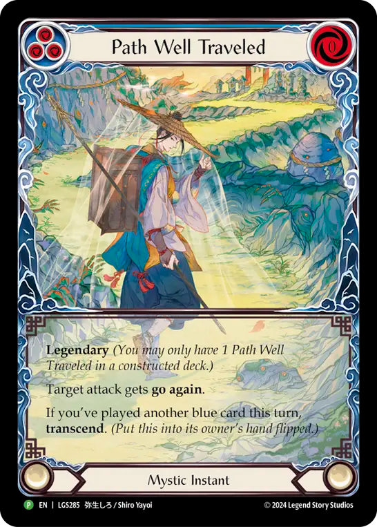 Path Well Traveled (Blue) // Inner Chi (Blue) - Flesh and Blood TCG - MoxLand