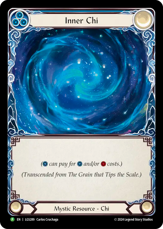 The Grain that Tips the Scale (Blue) // Inner Chi (Blue) - Flesh and Blood TCG - MoxLand