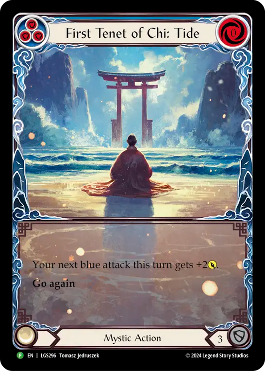 First Tenet of Chi: Tide (Blue) - Flesh and Blood TCG - MoxLand