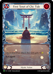 First Tenet of Chi: Tide (Blue) - Flesh and Blood TCG - MoxLand