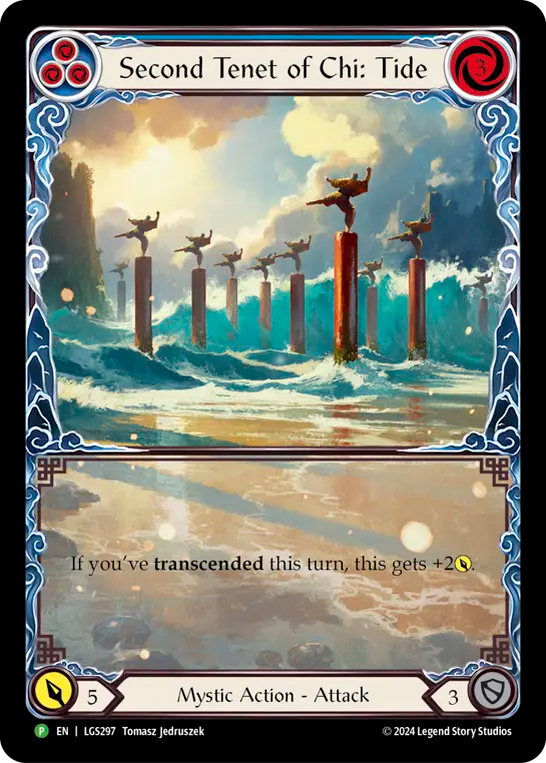 Second Tenet of Chi: Tide (Blue) - Flesh and Blood TCG - MoxLand