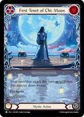 First Tenet of Chi: Moon (Blue) - Flesh and Blood TCG - MoxLand