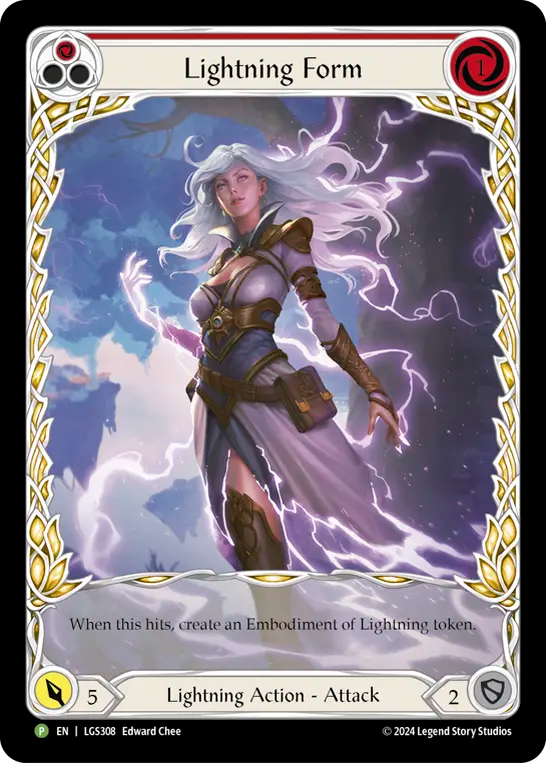 Lightning Form (Red) - Flesh and Blood TCG - MoxLand